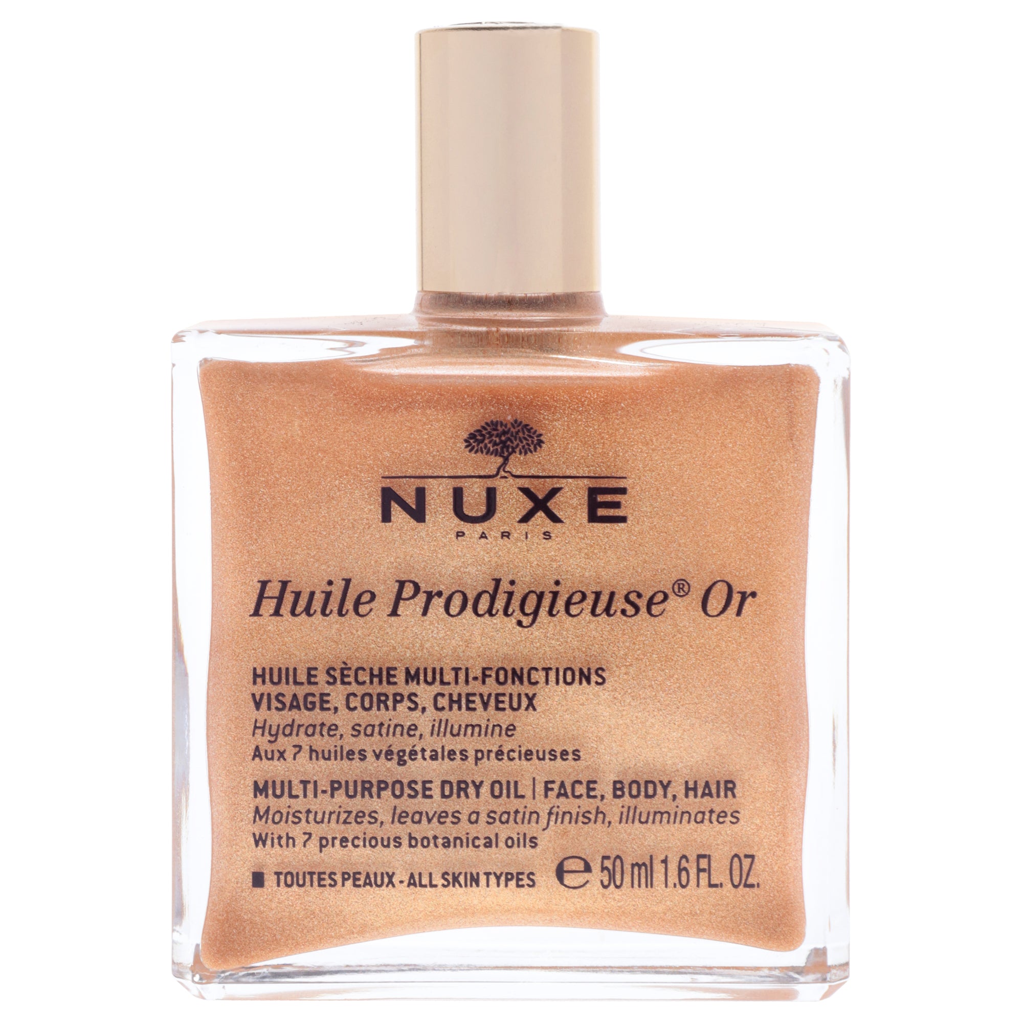 Huile Prodigieuse Or Multi-Purpose Dry Oil - Golden Shimmer by Nuxe for Unisex - 1.6 oz Oil