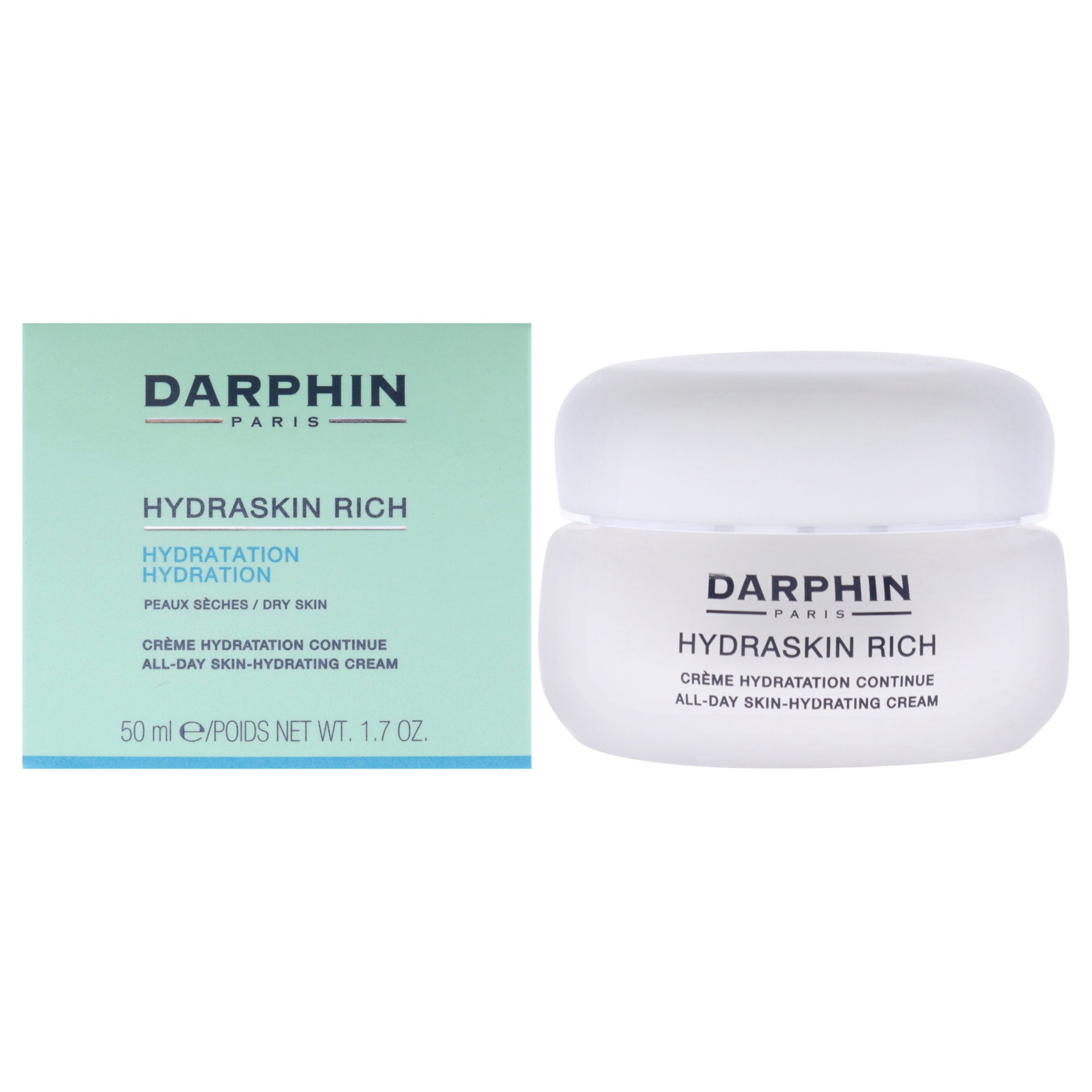 Hydraskin Rich All-Day Skin-Hydrating Cream by Darphin for Unisex - 1.7 oz Cream