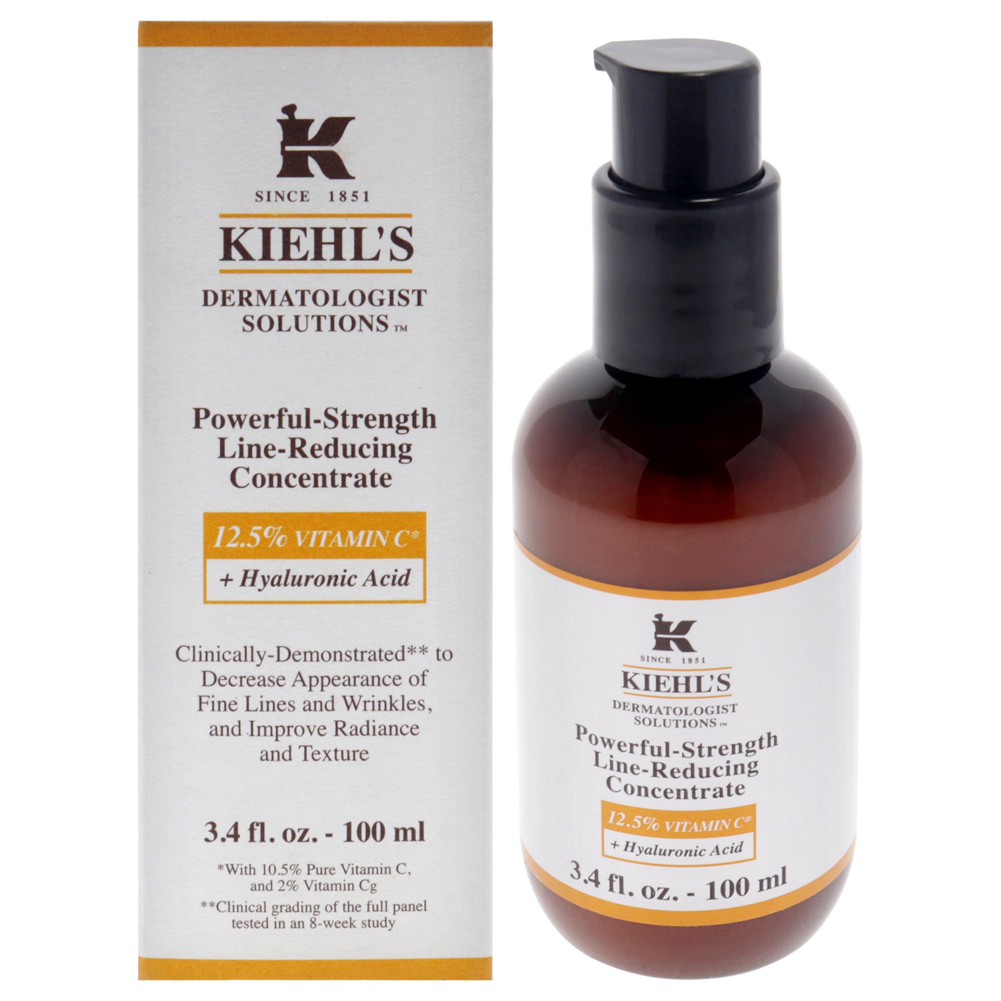 Powerful-Strength Line-Reducing Concentrate by Kiehls for Unisex - 3.4 oz Serum