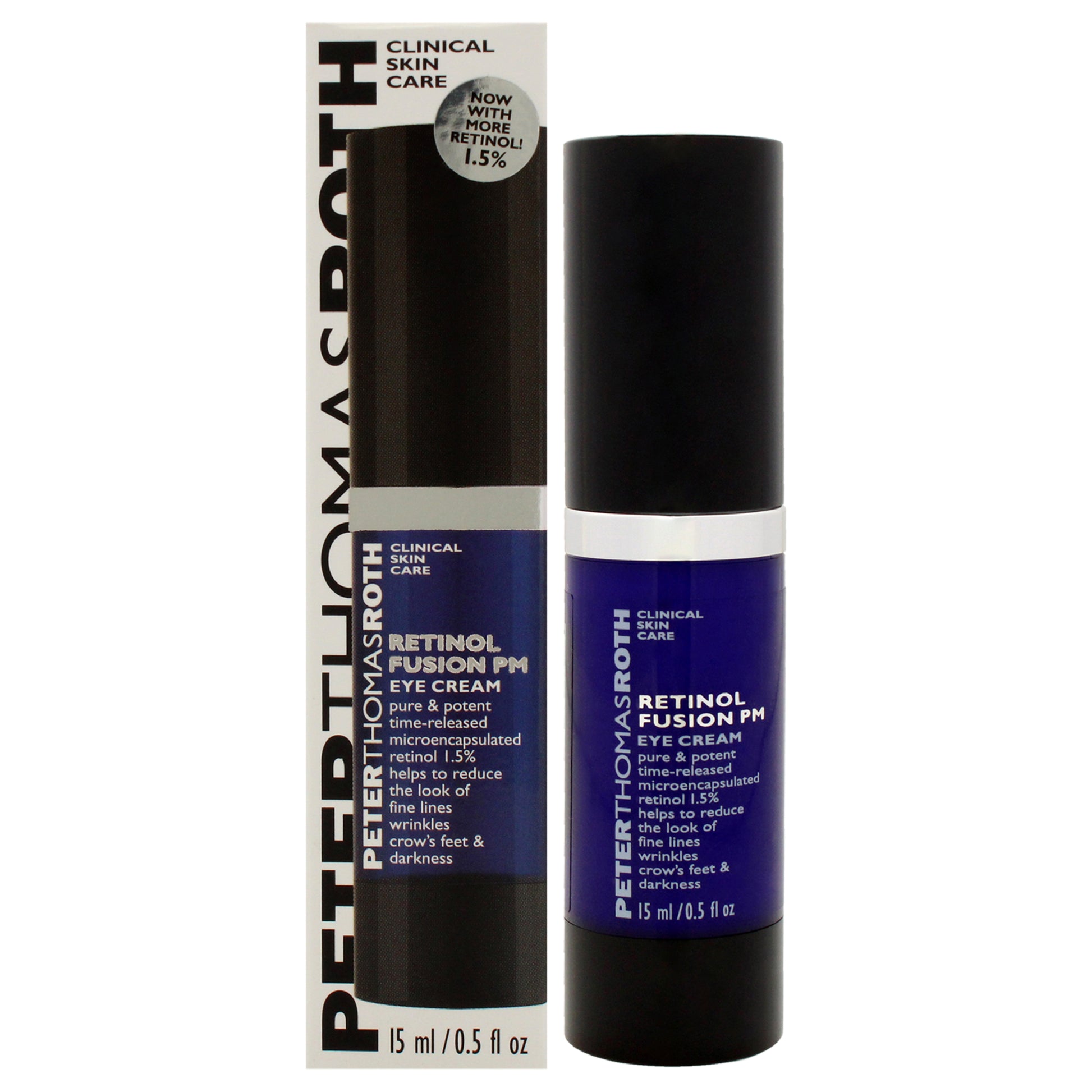 Retinol Fusion PM Eye Cream by Peter Thomas Roth for Unisex - 0.5 oz Cream