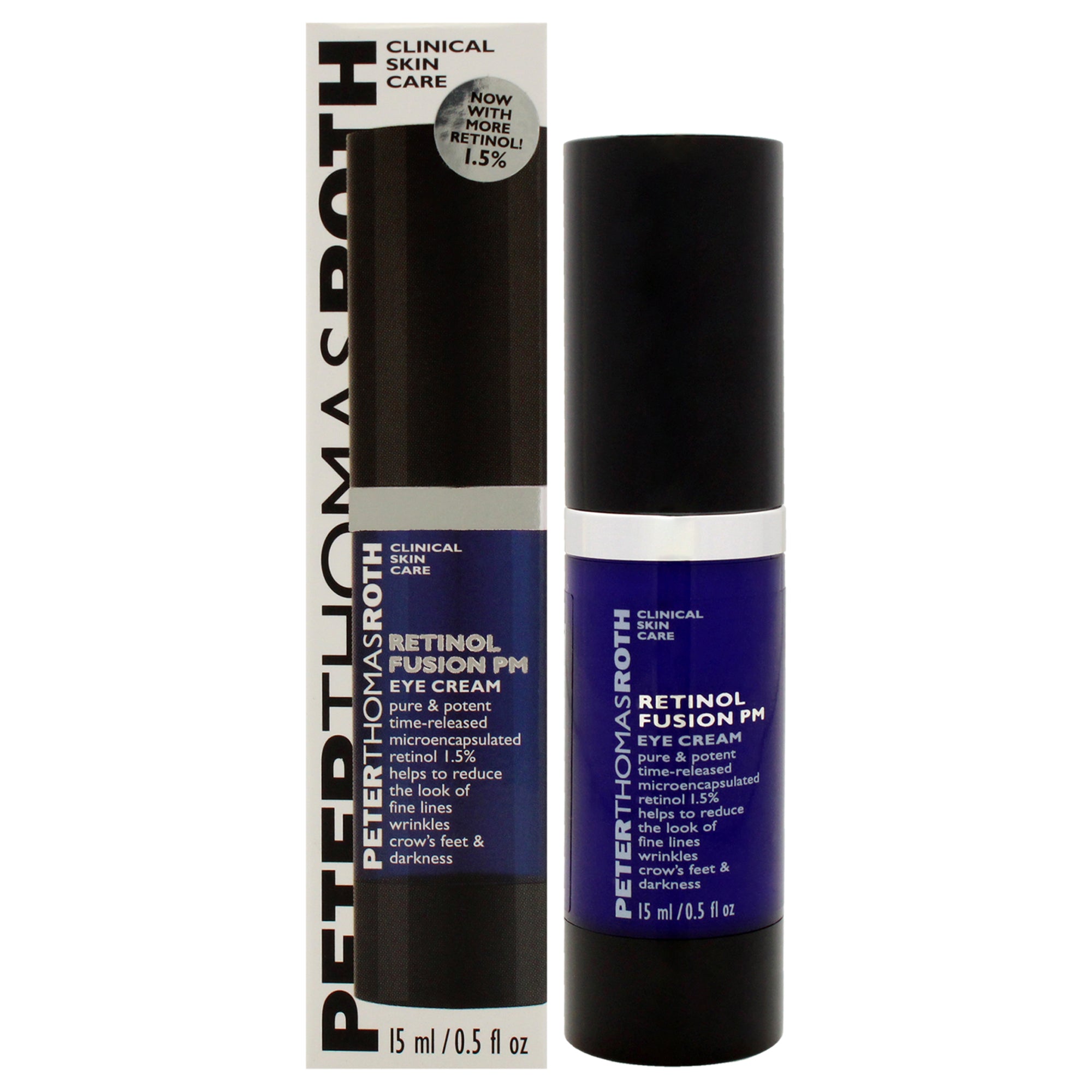 Retinol Fusion PM Eye Cream by Peter Thomas Roth for Unisex - 0.5 oz Cream
