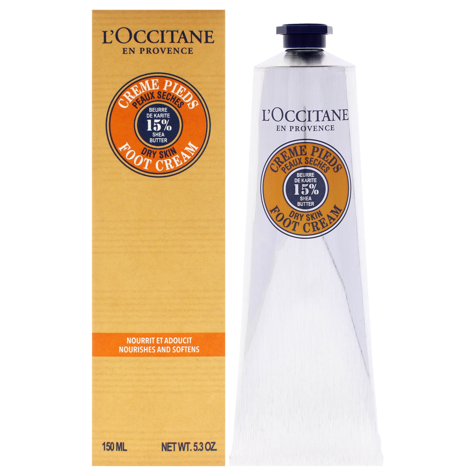 Shea Butter Foot Cream - Dry Skin by LOccitane for Unisex - 5.3 oz Cream