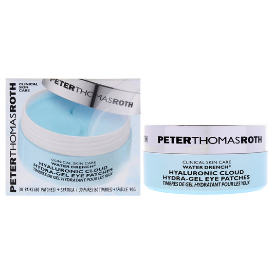 Water Drench Hyaluronic Cloud Hydra-Gel Eye Patches by Peter Thomas Roth for Unisex - 60 Pc Patches
