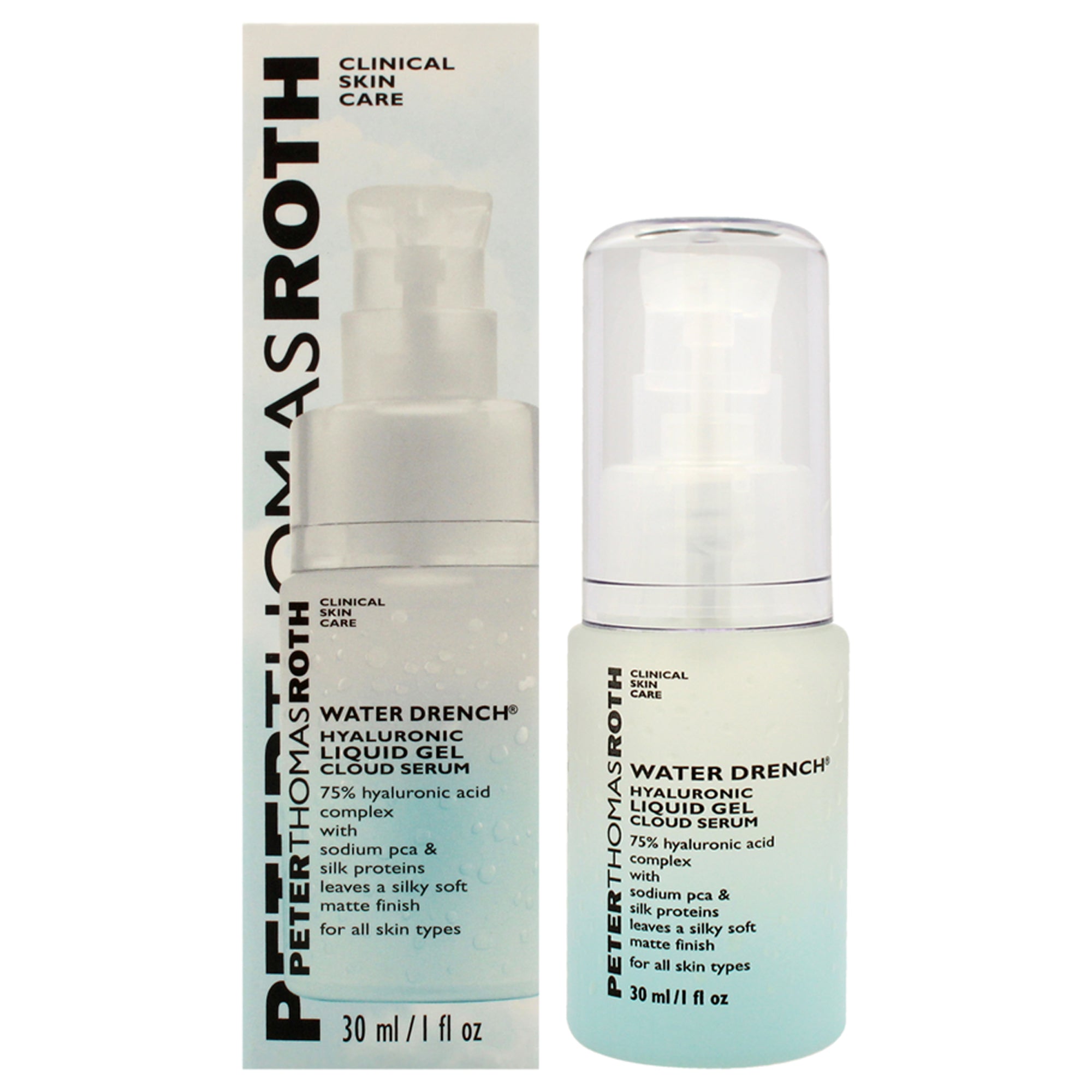 Water Drench Hyaluronic Cloud Serum by Peter Thomas Roth for Unisex - 1 oz Serum