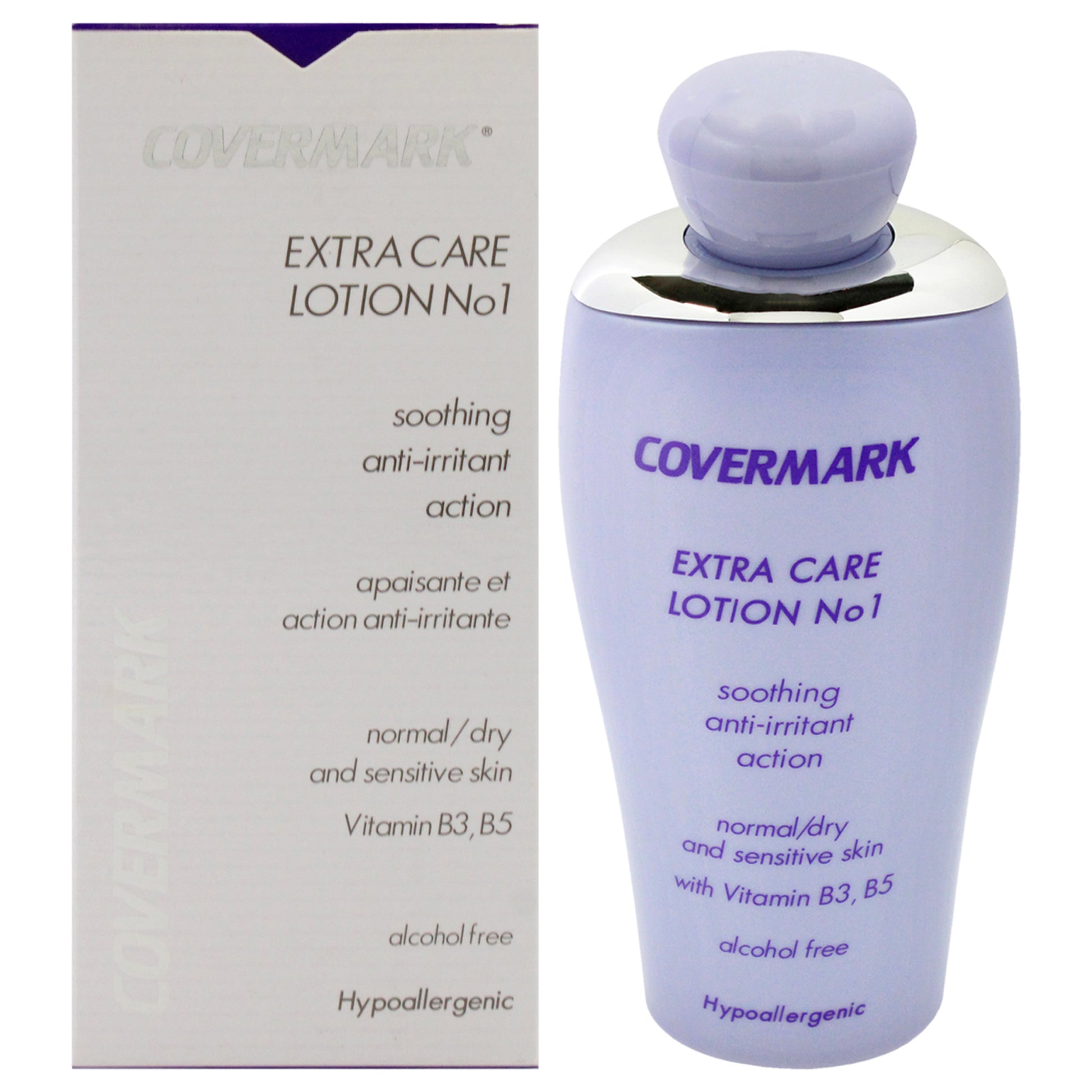 Extra Care Lotion No1 Soothing Anti-Irritant Action - Normal Dry Sensitive Skin by Covermark for Women - 6.76 oz Lotion