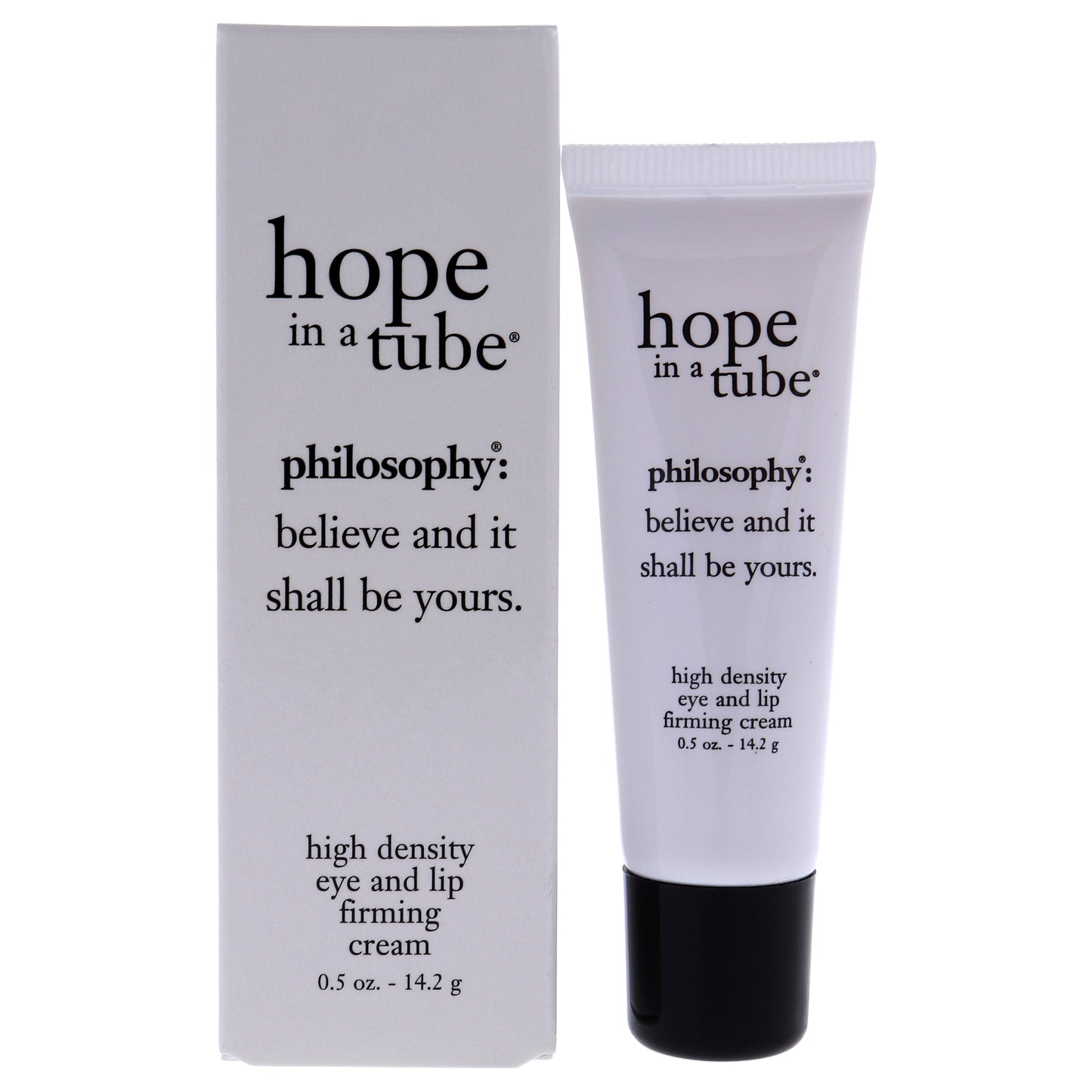 Hope In a Tube High-Density Eye and Lip Firming Cream 0.5 oz Cream