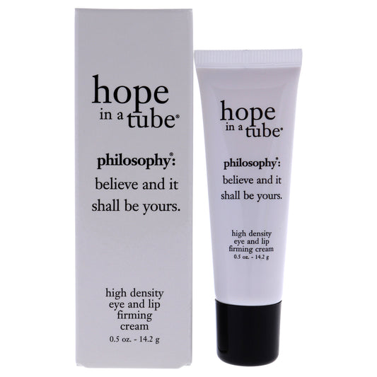 Hope In a Tube High-Density Eye and Lip Firming Cream 0.5 oz Cream