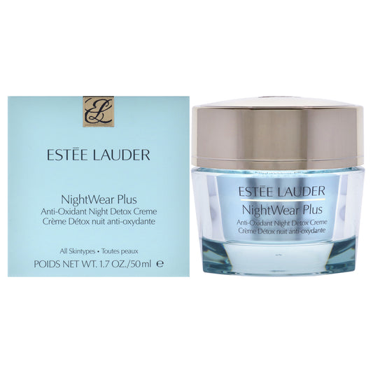 NightWear Plus Anti-Oxidant Night Detox Creme - All Skin Types 1.7 oz Cream