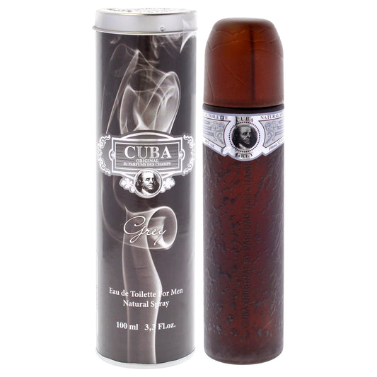 Cuba Grey by Cuba for Men - 3.3 oz EDT Spray