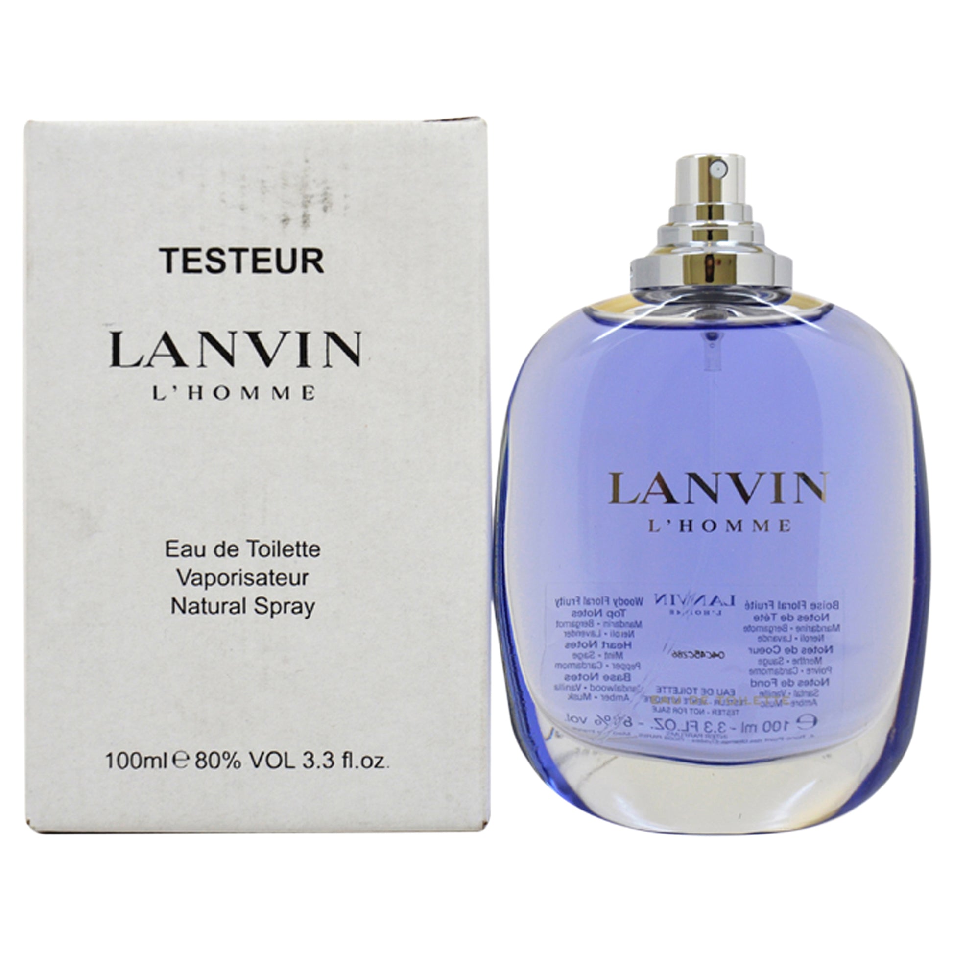 Lanvin by Lanvin for Men - 3.3 oz EDT Spray