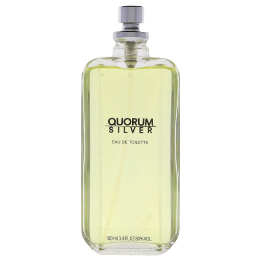 Quorum Silver by Antonio Puig for Men - 3.4 oz EDT Spray