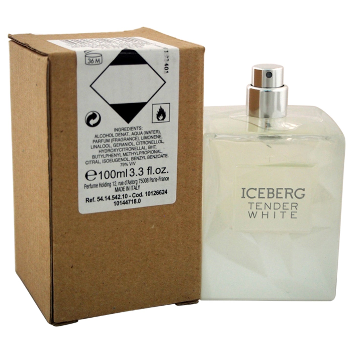 Iceberg Tender White by Iceberg for Women - 3.3 oz EDT Spray