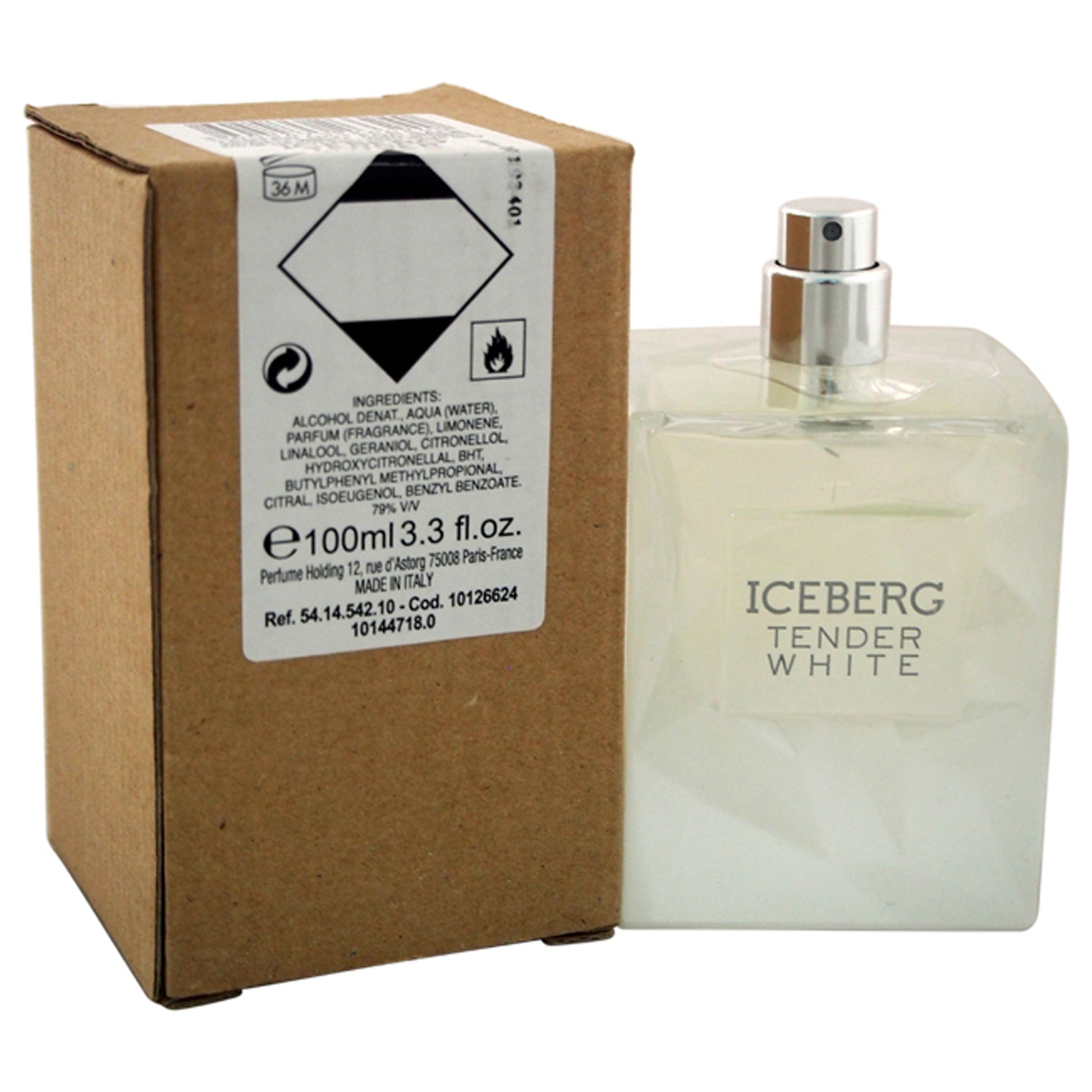 Iceberg Tender White by Iceberg for Women - 3.3 oz EDT Spray