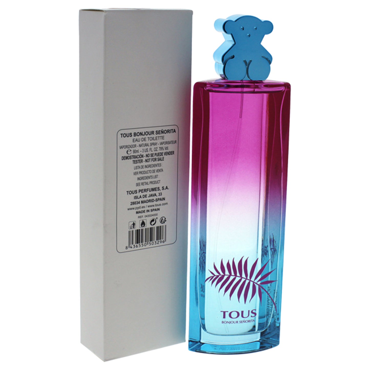 Tous Bonjour Se±orita by Tous for Women - 3 oz EDT Spray