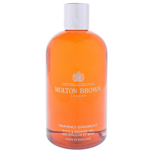 Bath and Shower Gel - Heavenly Gingerlily by Molton Brown for Unisex - 10 oz Shower Gel