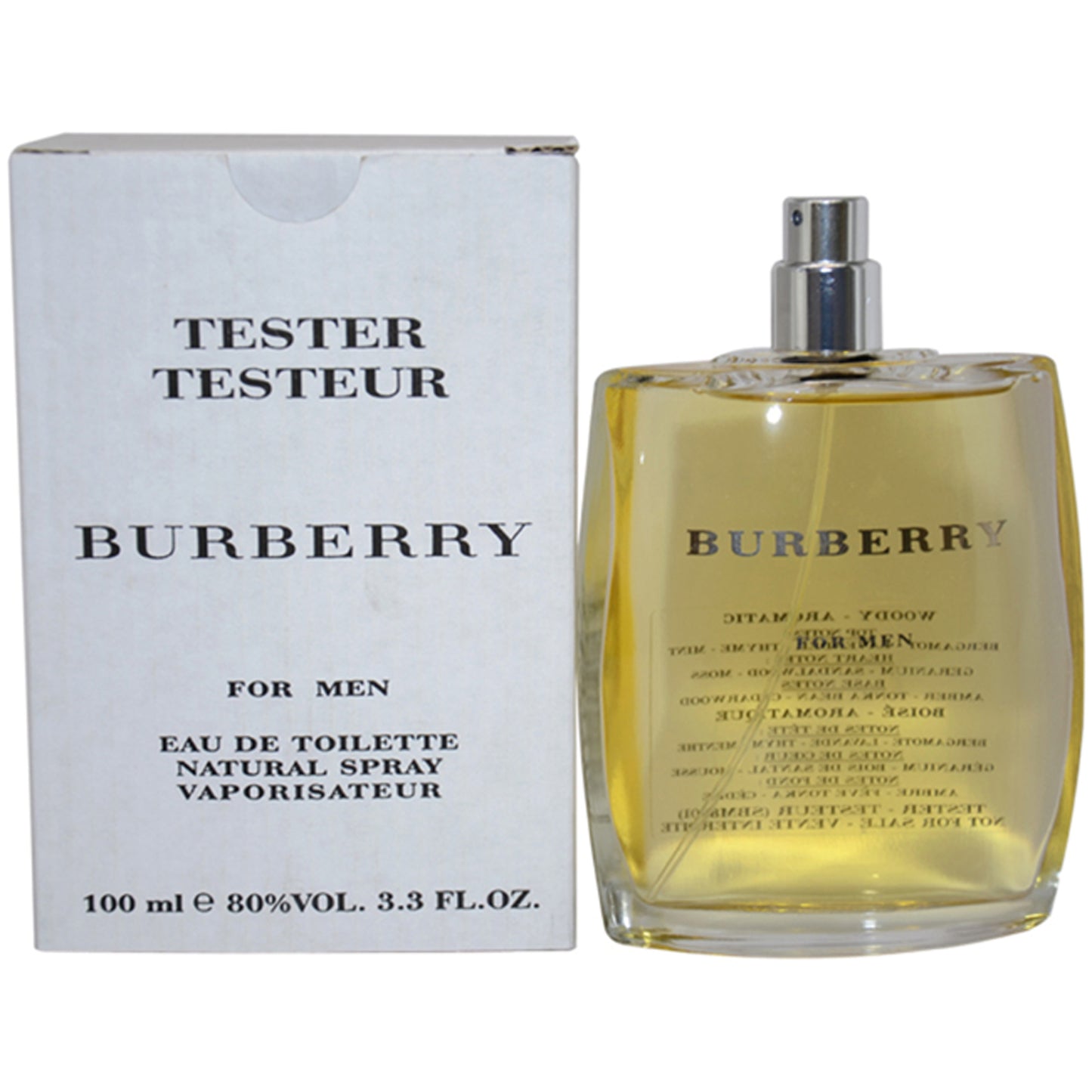 Burberry by Burberry for Men - 3.3 oz EDT Spray