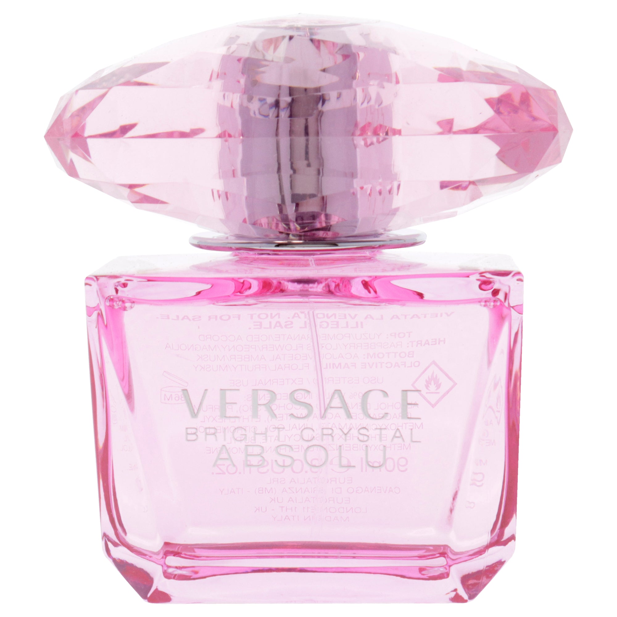Bright Crystal Absolu by Versace for Women - 3 oz EDP Spray (Tester)