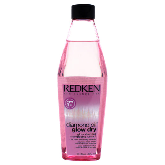 Diamond Oil Glow Dry Gloss Shampoo by Redken for Unisex - 10.1 oz Shampoo
