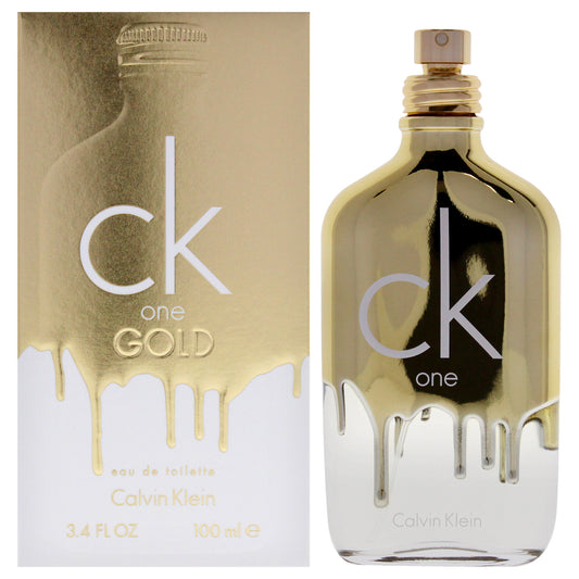 CK One Gold by Calvin Klein for Unisex - 3.4 oz EDT Spray
