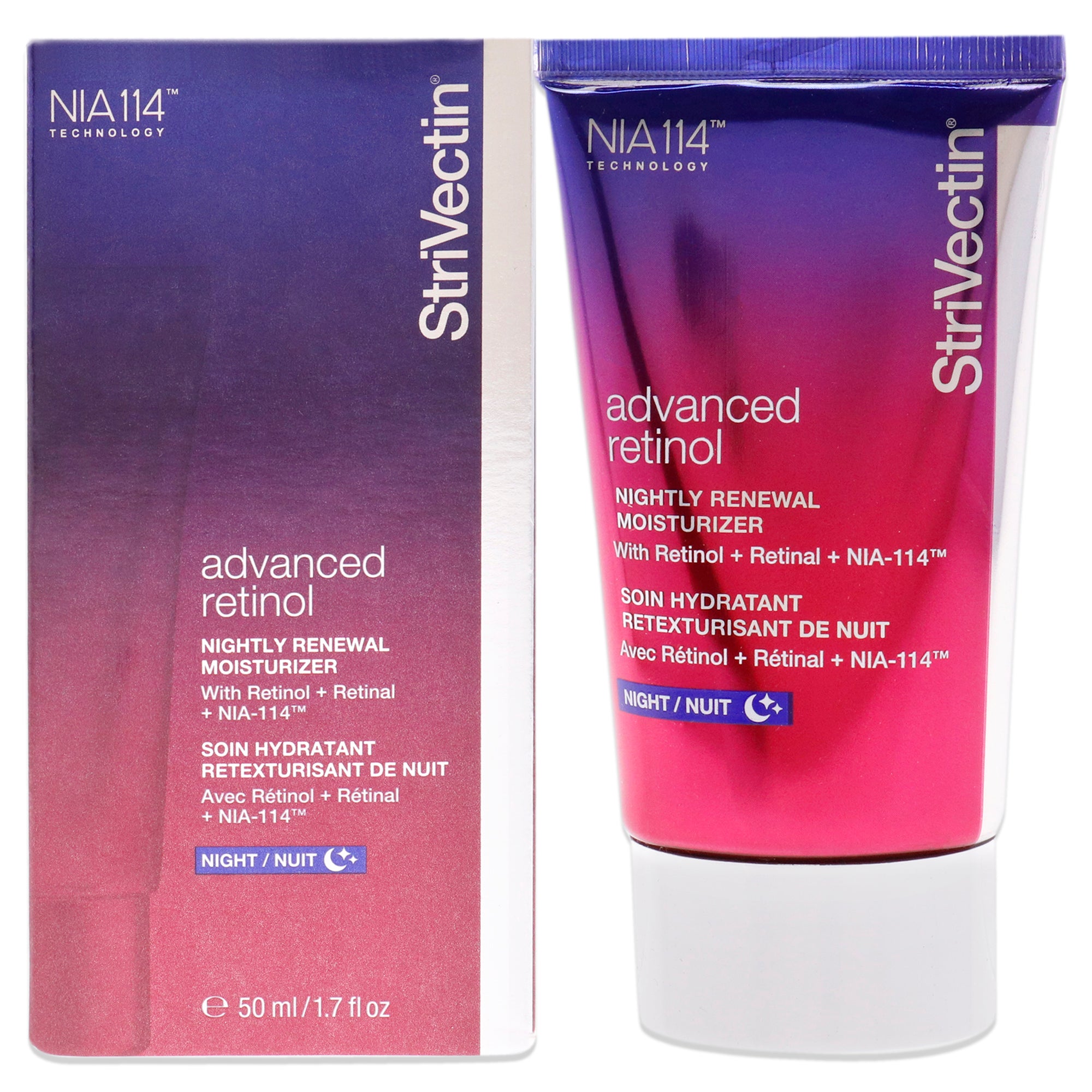 Advanced Retinol Nightly Renewal Moisturizer by Strivectin for Women - 1.7 oz Moisturizer