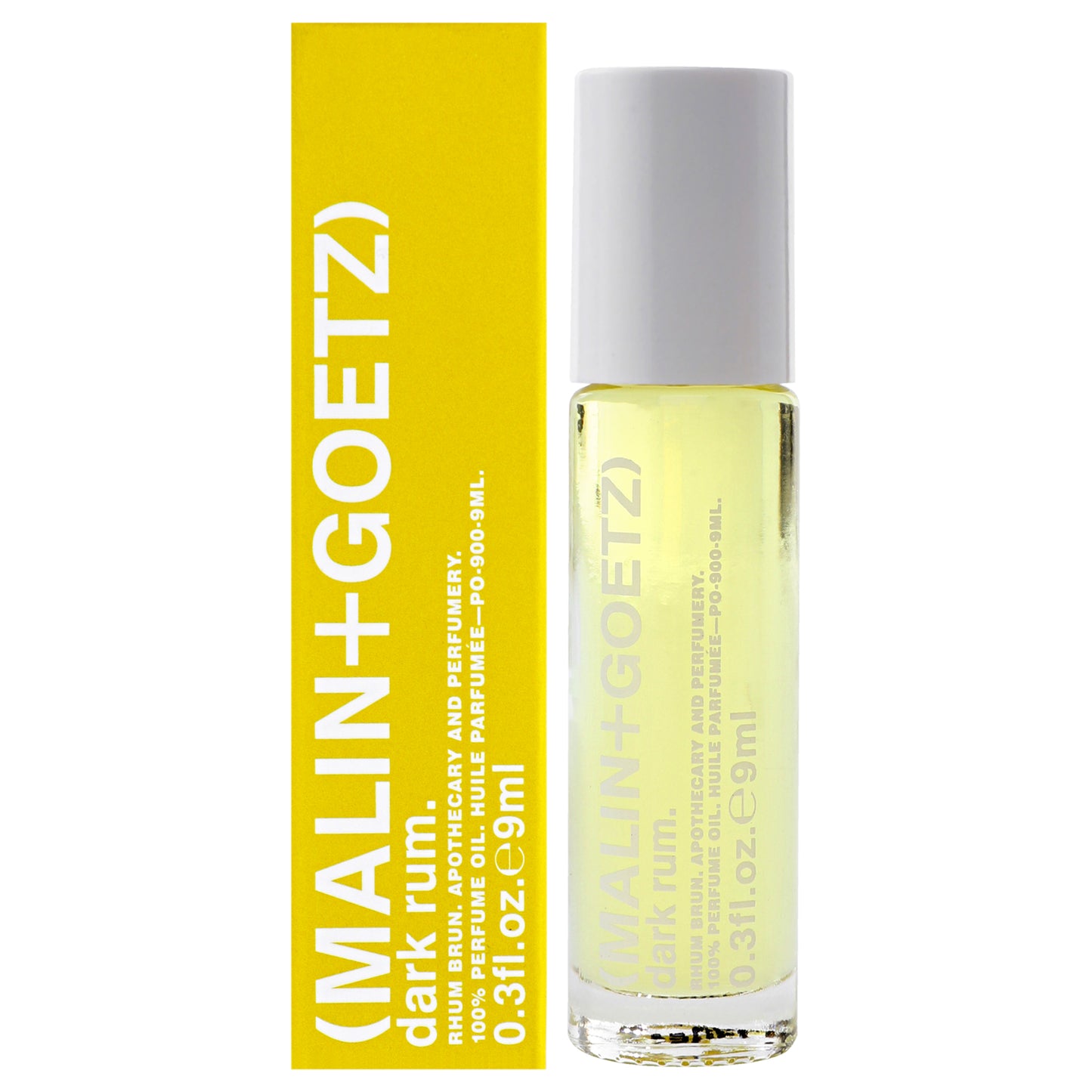 Dark Rum Perfume Oil by Malin + Goetz for Unisex - 0.3 oz Parfum Oil Rollerball