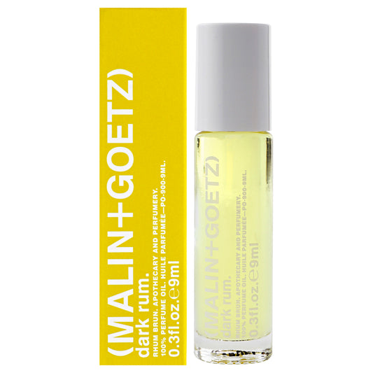 Dark Rum Perfume Oil by Malin + Goetz for Unisex - 0.3 oz Parfum Oil Rollerball