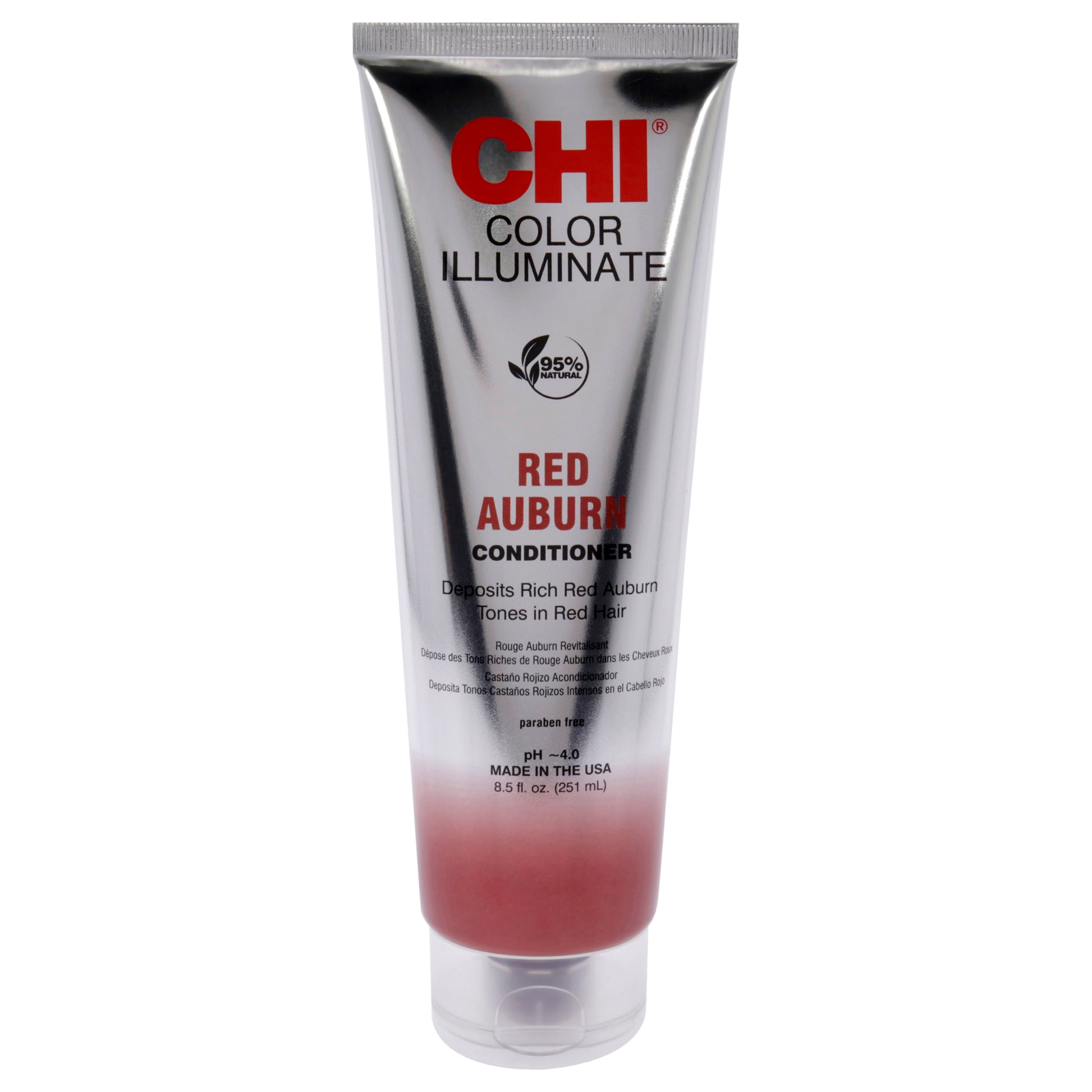 Ionic Color Illuminate Conditioner - Red Auburn by CHI for Unisex - 8.5 oz Conditioner