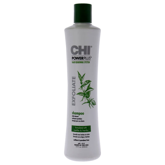 Power Plus Exfoliate Shampoo by CHI for Unisex - 12 oz Shampoo