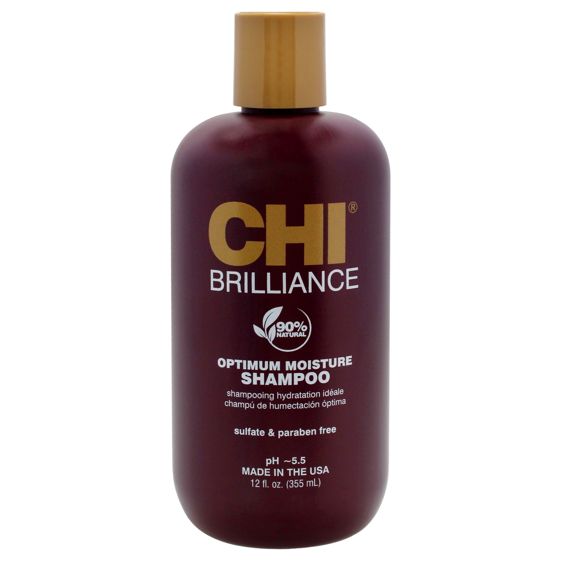 Brilliance Optimum Moisture Shampoo by CHI for Unisex - 12 oz Shampoo