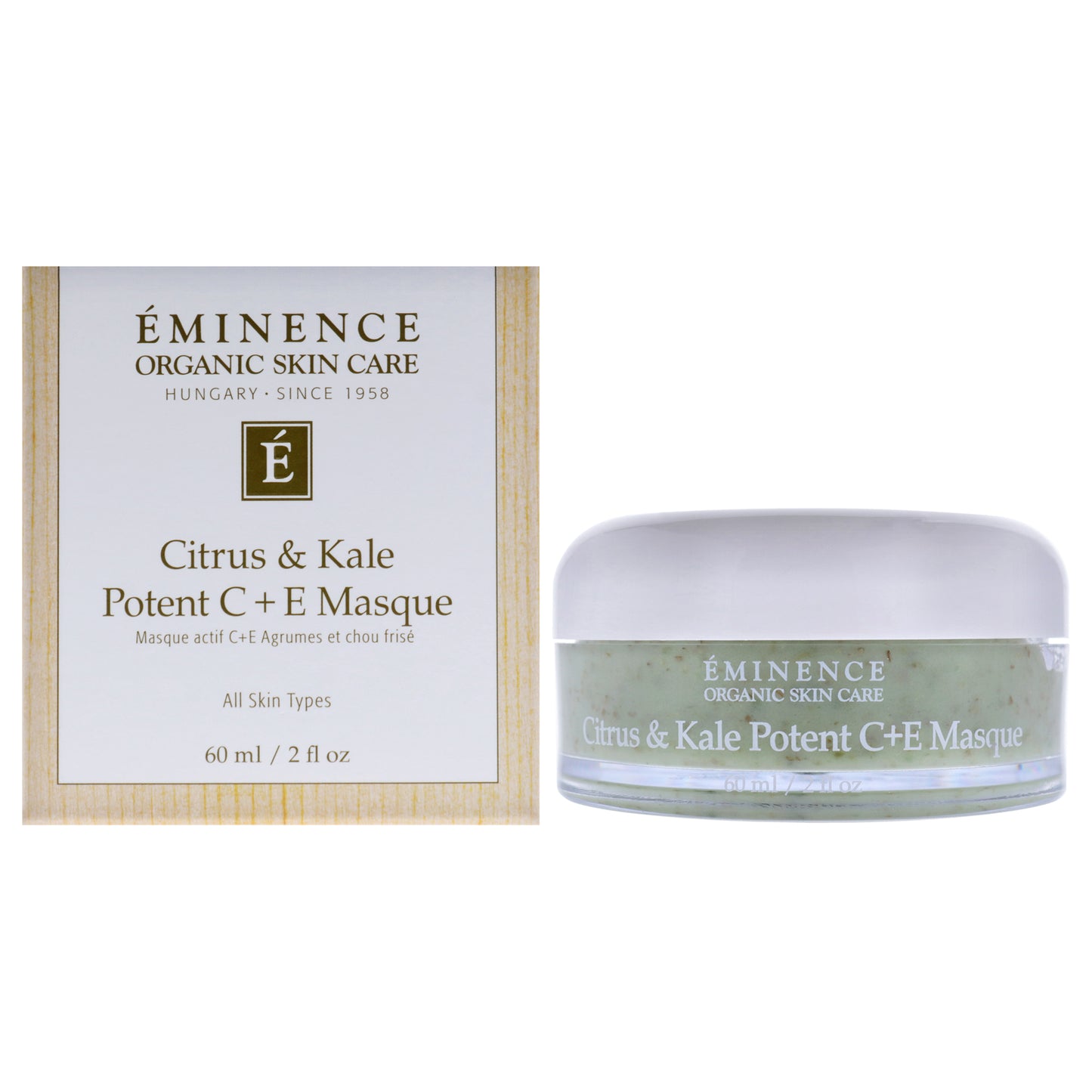 Citrus and Kale Potent C and E Masque by Eminence for Unisex - 2 oz Mask