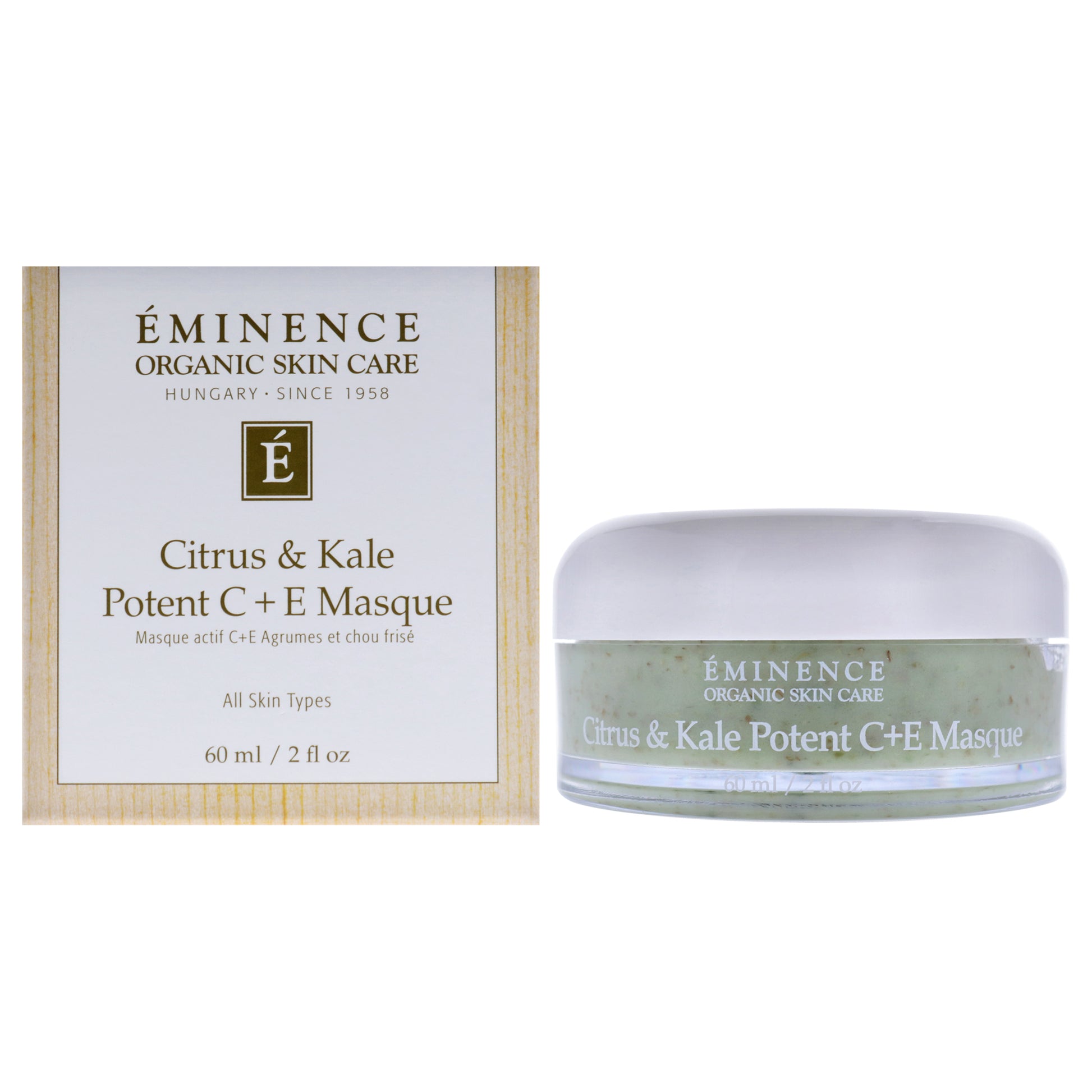 Citrus and Kale Potent C and E Masque by Eminence for Unisex - 2 oz Mask