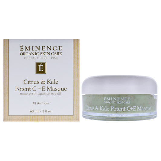 Citrus and Kale Potent C and E Masque by Eminence for Unisex - 2 oz Mask