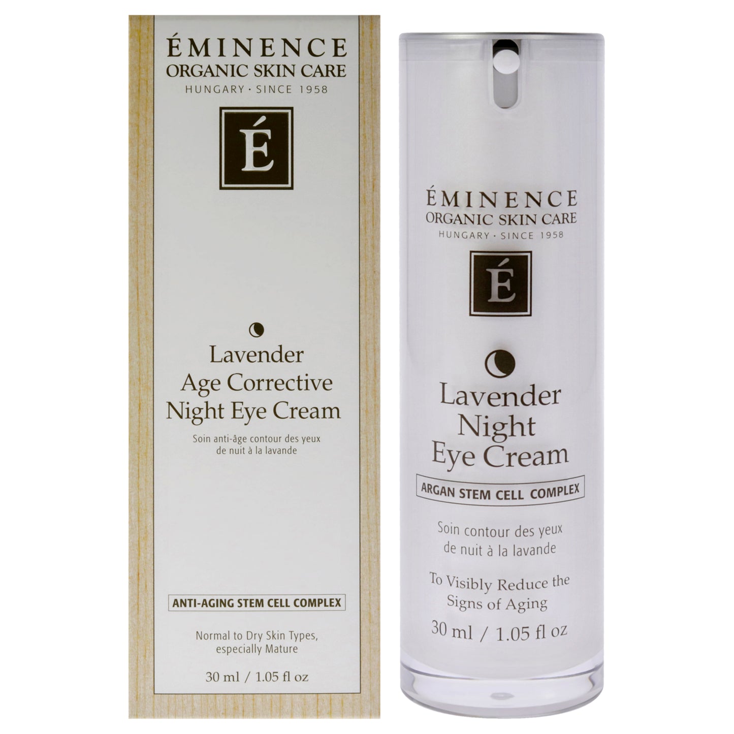 Lavender Age Corrective Night Eye Cream by Eminence for Unisex - 1.05 oz Cream