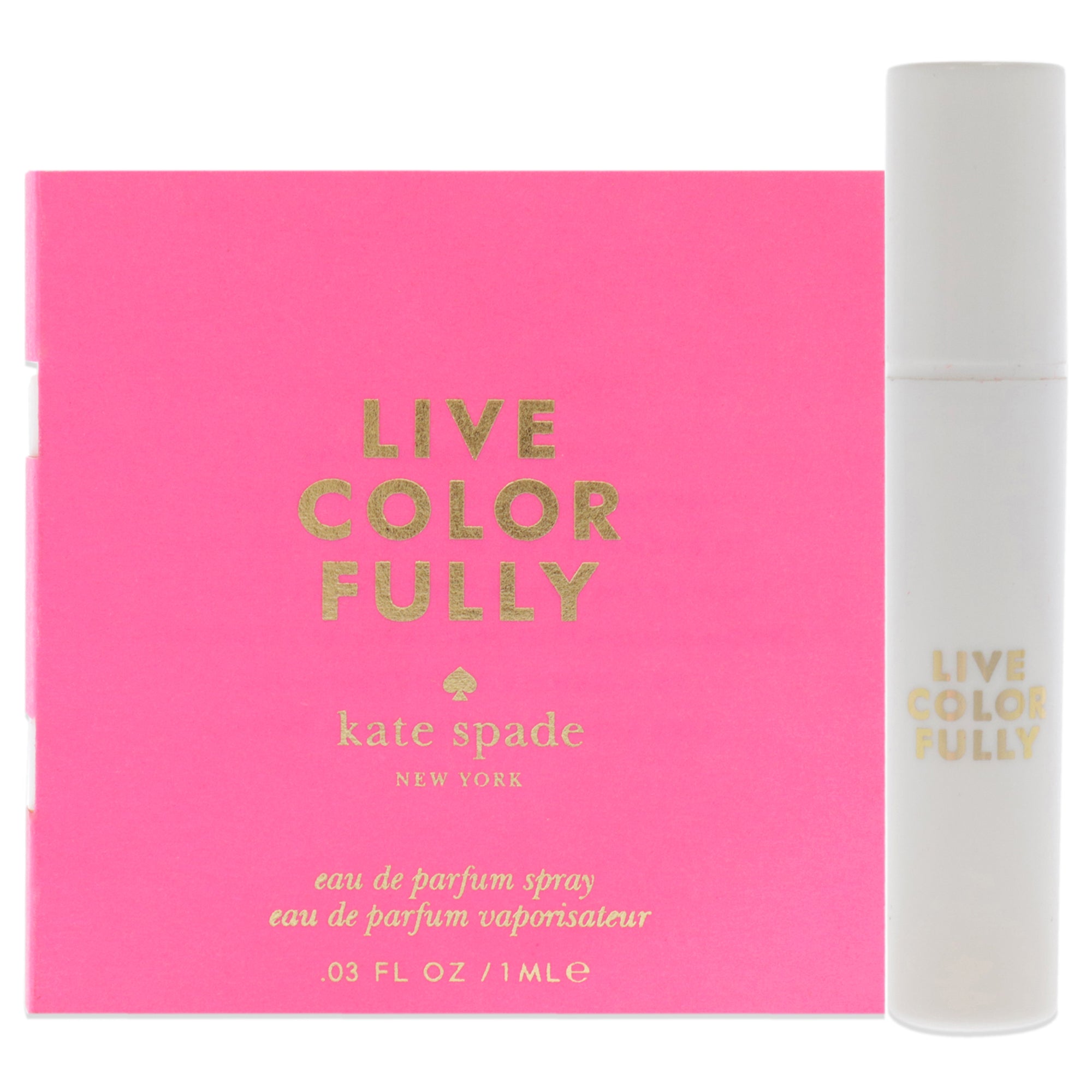Live Colorfully by Kate Spade for Women -0.88 ml EDP Spray Vial