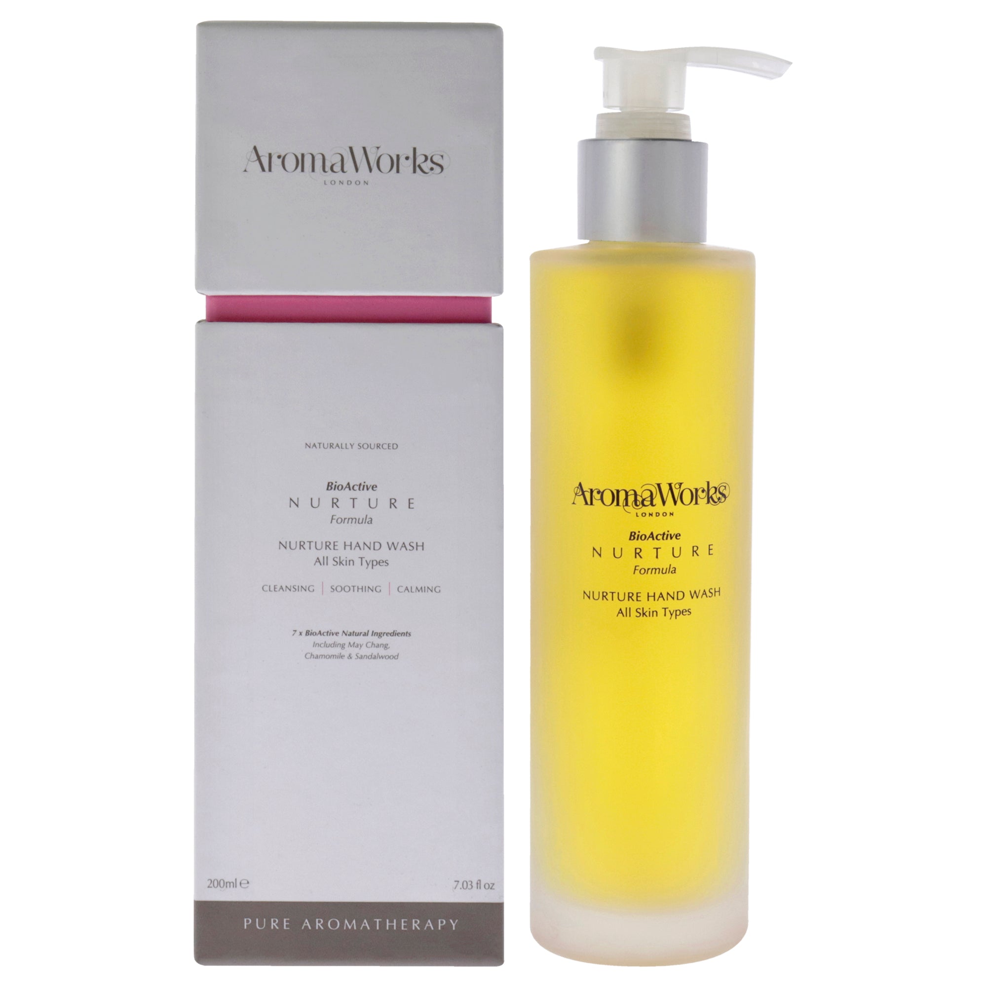 Nurture Hand Wash by Aromaworks for Unisex - 7.03 oz Hand Wash