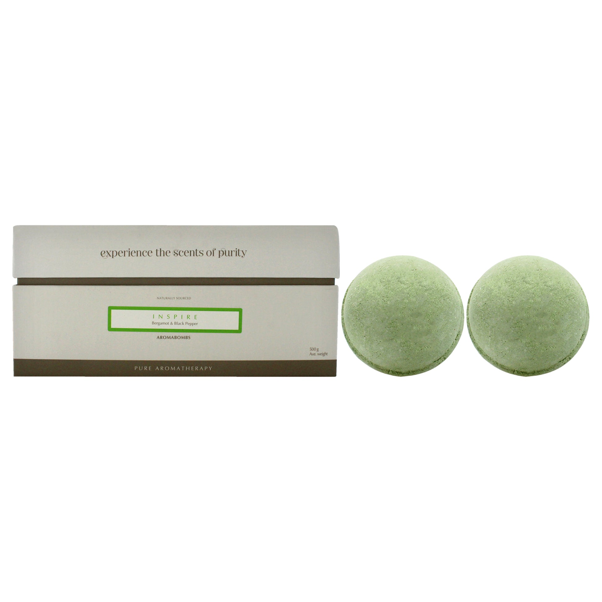 Inspire AromaBomb Duo by Aromaworks for Unisex - 2 x 8.81 oz Bath Bomb
