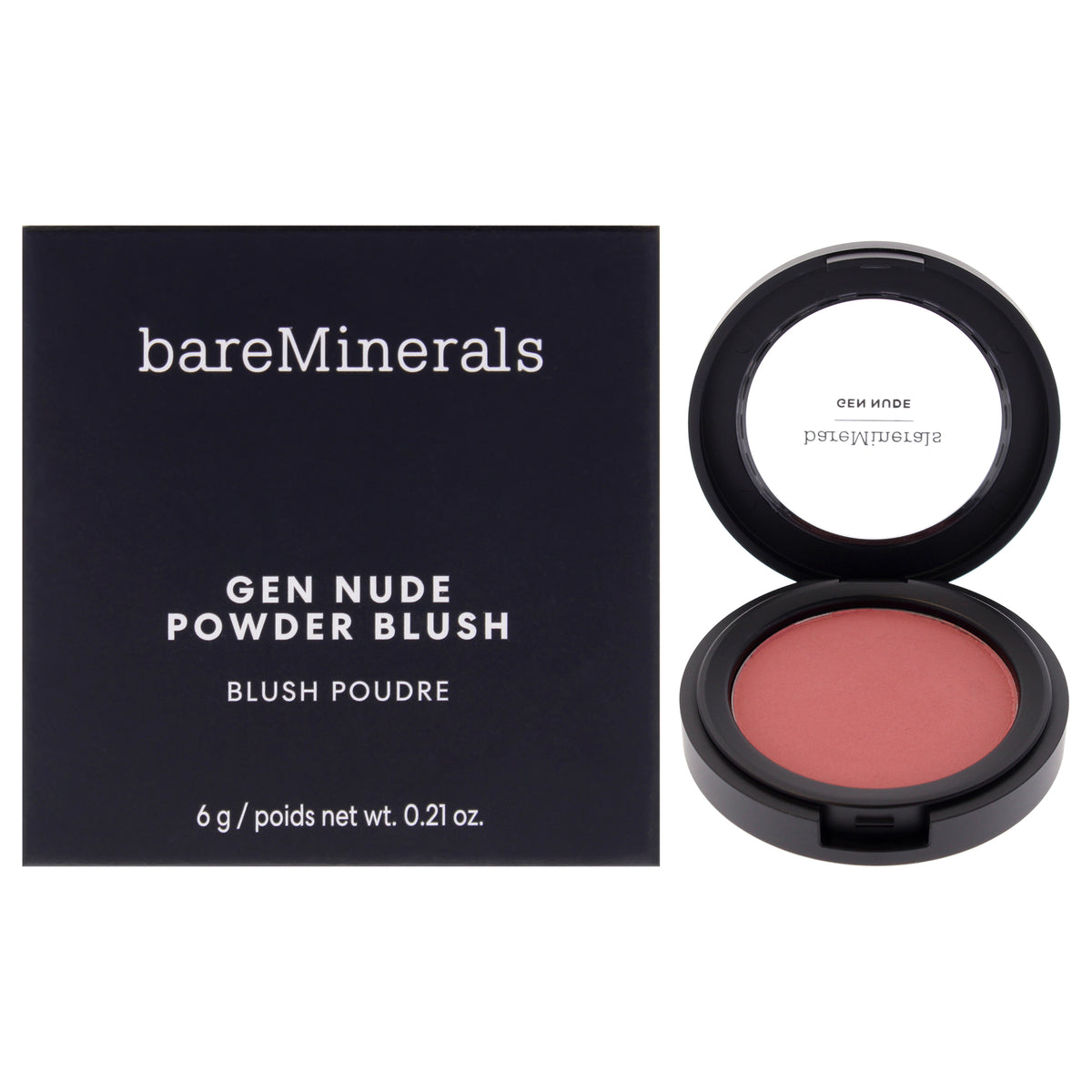 Gen Nude Powder Blush - Call My Blush by bareMinerals for Women - 0.21 oz Blush