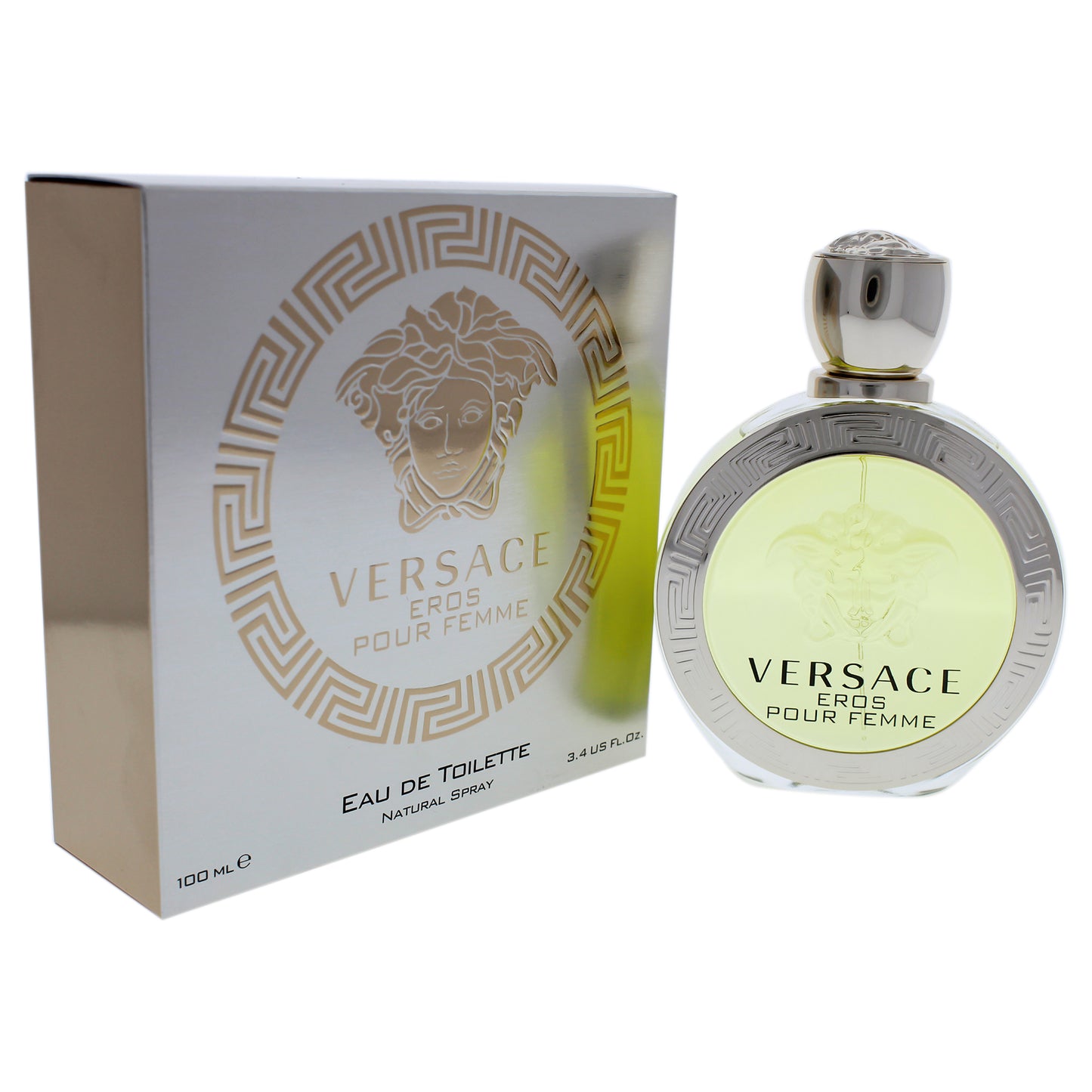 Versace Eros Pour Femme by Versace for Women - 3.4 oz EDT Spray