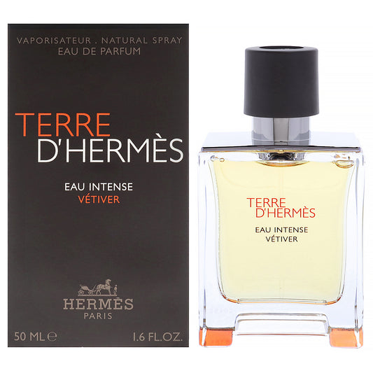 Terre DHermes Eau Intense Vetiver by Hermes for Men - 1.6 oz EDP Spray
