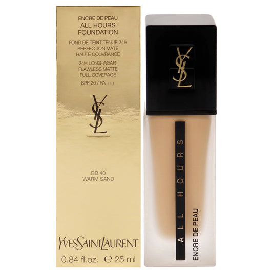 All Hours Foundation SPF 20 - BD40 Warm Sand 0.84 oz Foundation