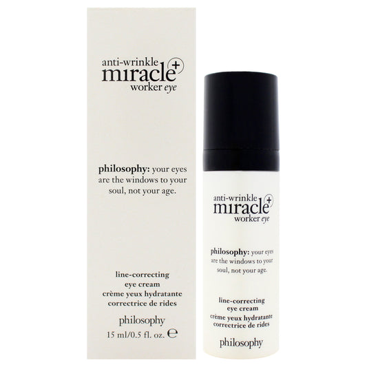 Anti-Wrinkle Miracle Worker Eye Plus by Philosophy for Unisex - 0.5 oz Cream