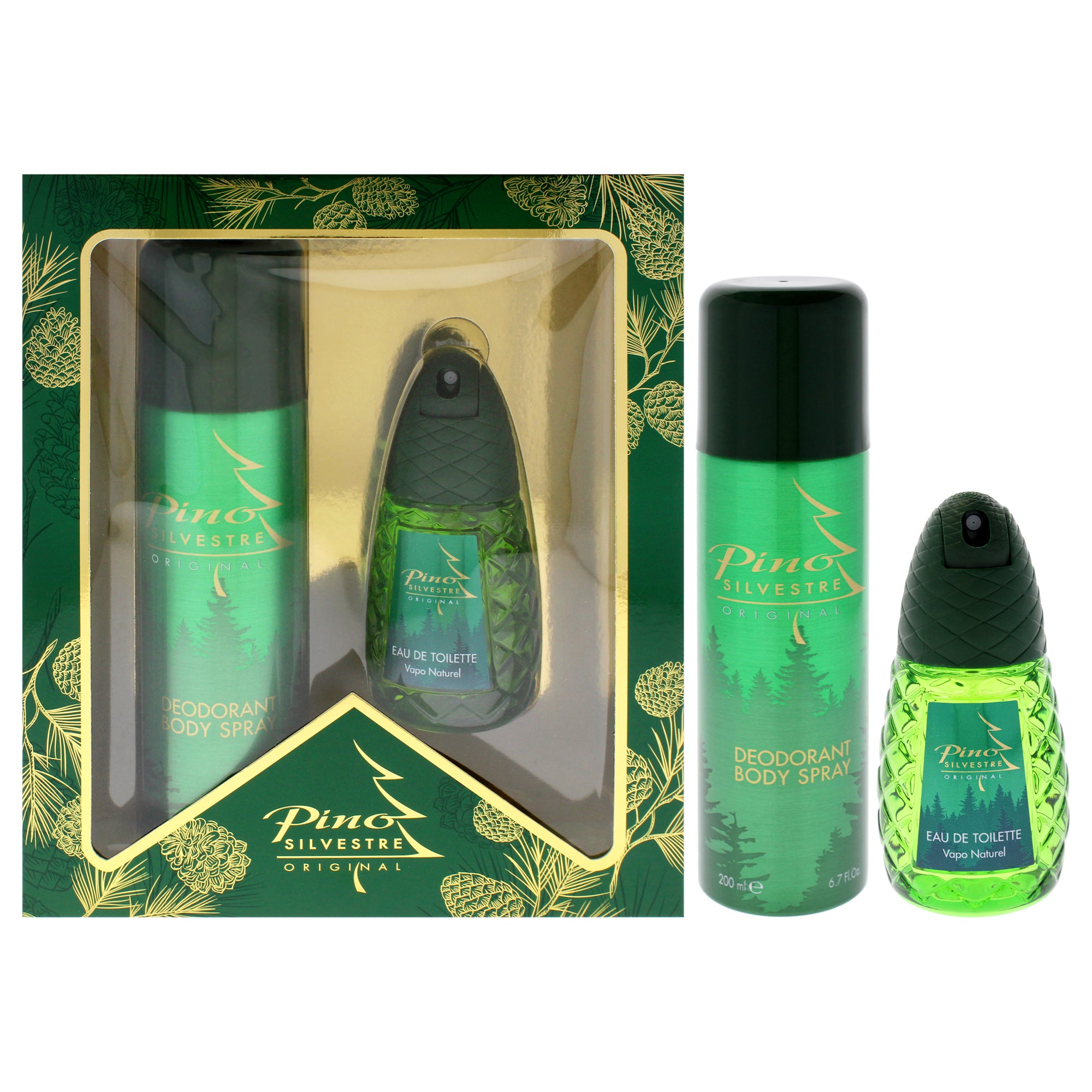 Pino Silvestre by Pino Silvestre for Men - 2 Pc Gift Set 2.5oz EDT Spray, 6.7oz Deodorant Body Spray