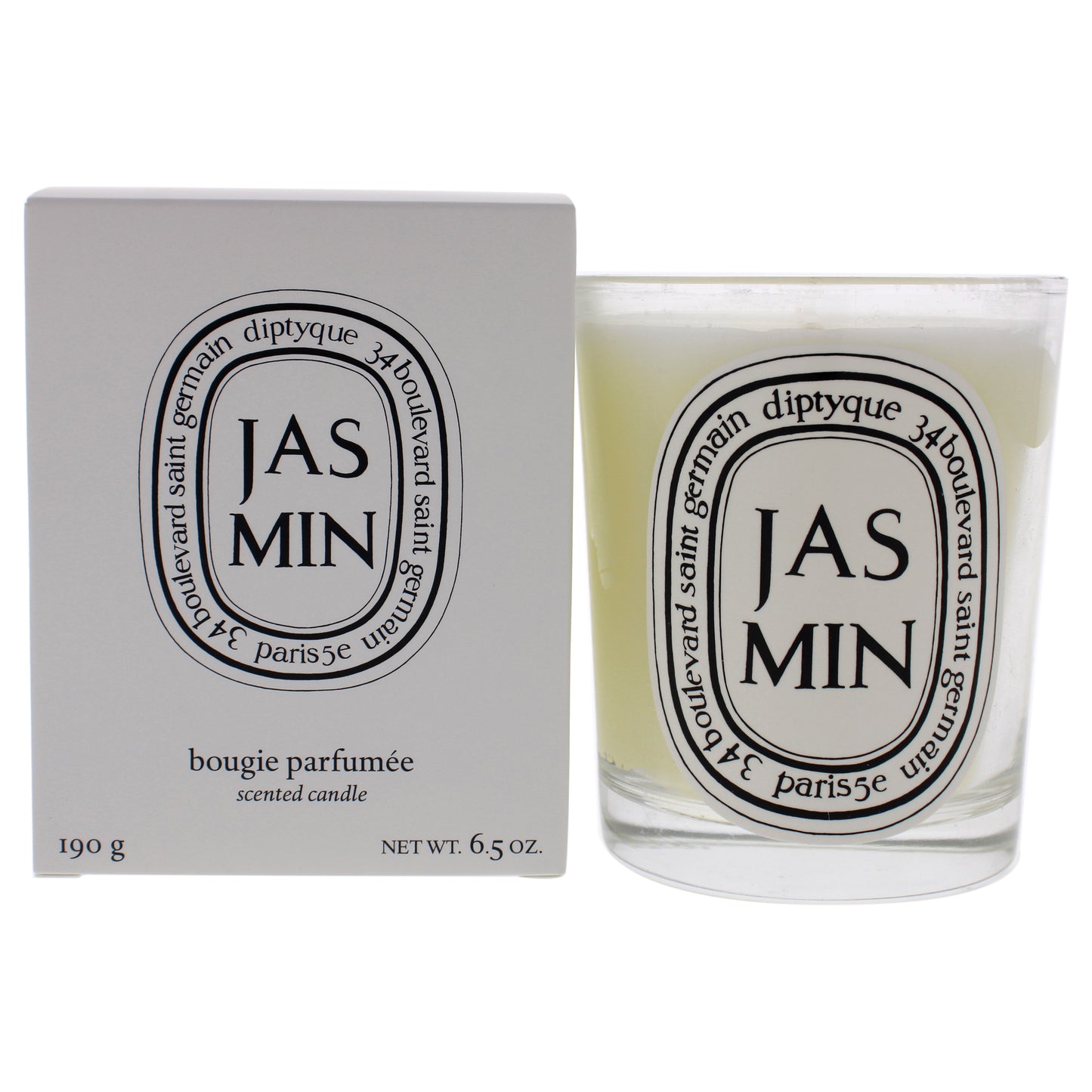 Jasmin Scented Candle 6.5 oz Candle