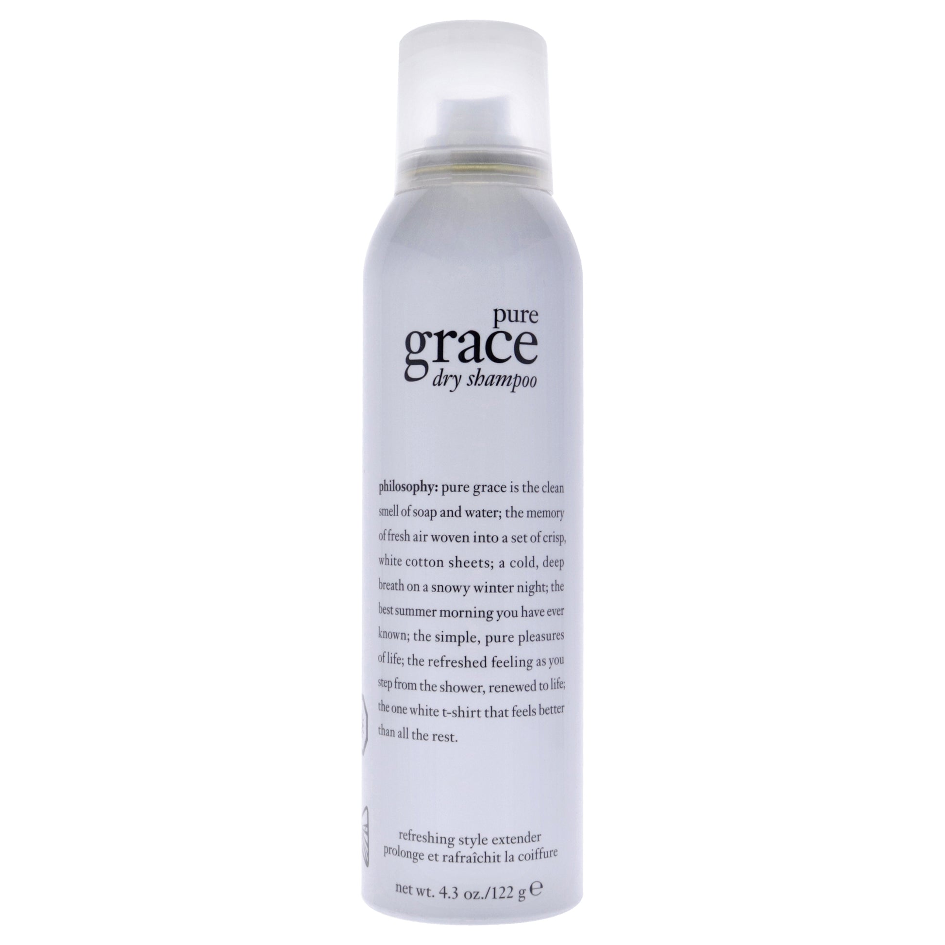 Pure Grace Dry Shampoo by Philosophy for Unisex - 4.3 oz Dry Shampoo