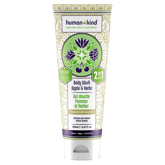 Body Wash - Apple and Herbs by Human+Kind for Unisex - 8.45 oz Body Wash