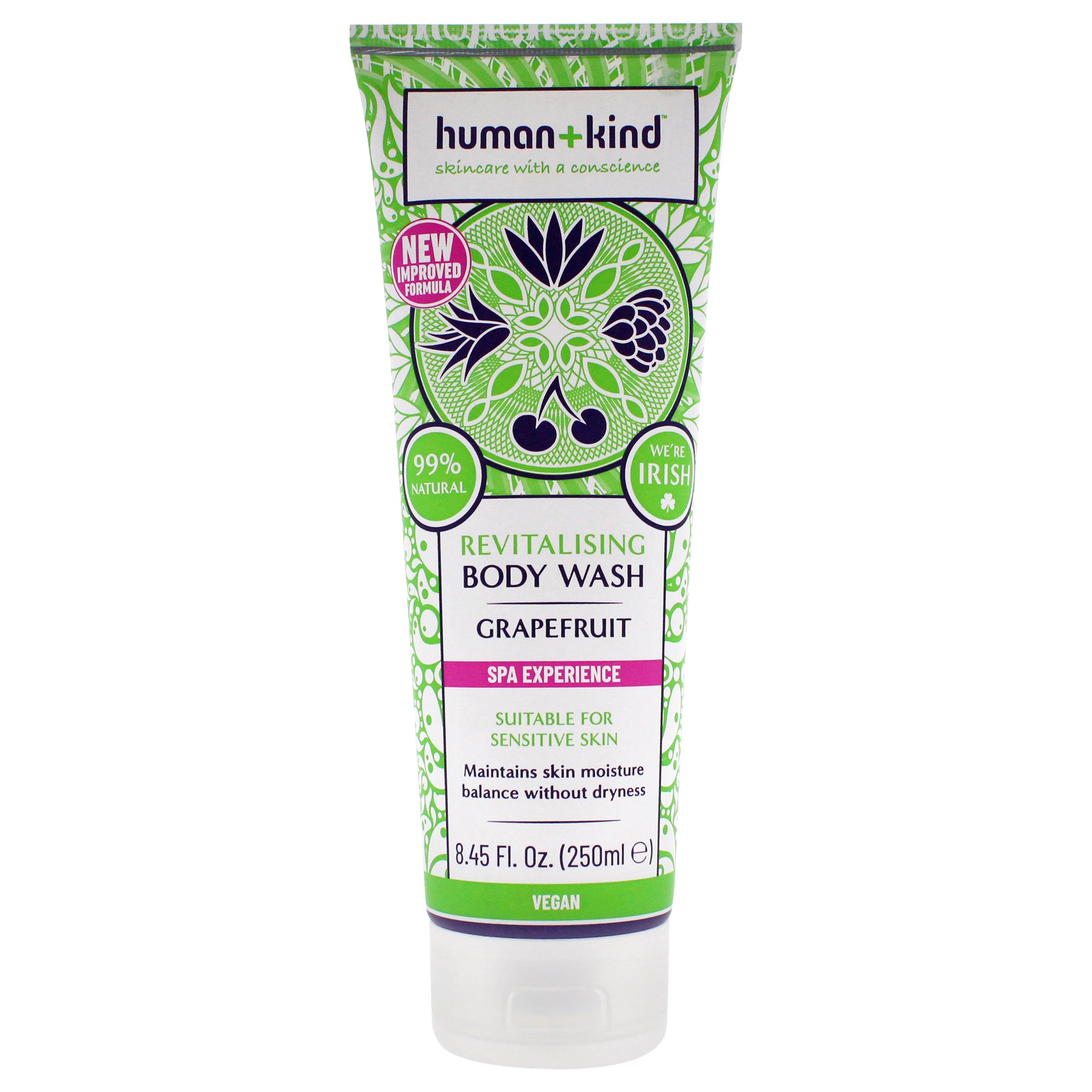 Revitalizing Body Wash - Grapefruit by Human+Kind for Unisex - 8.45 oz Body Wash