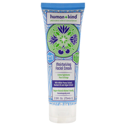 Moisturising Facial Cream by Human+Kind for Unisex - 2.5 oz Cream
