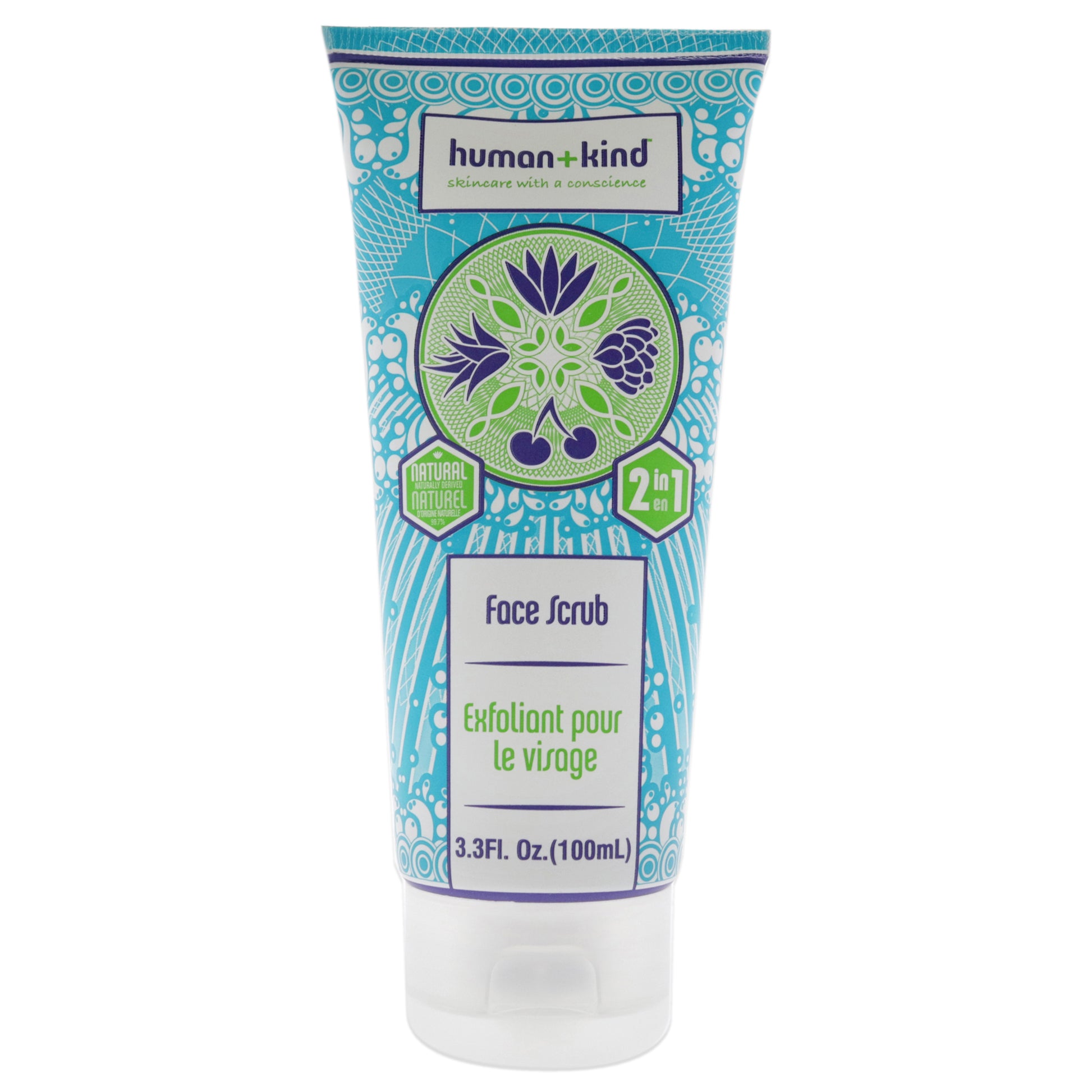 Face Scrub by Human+Kind for Unisex - 3.3 oz Scrub