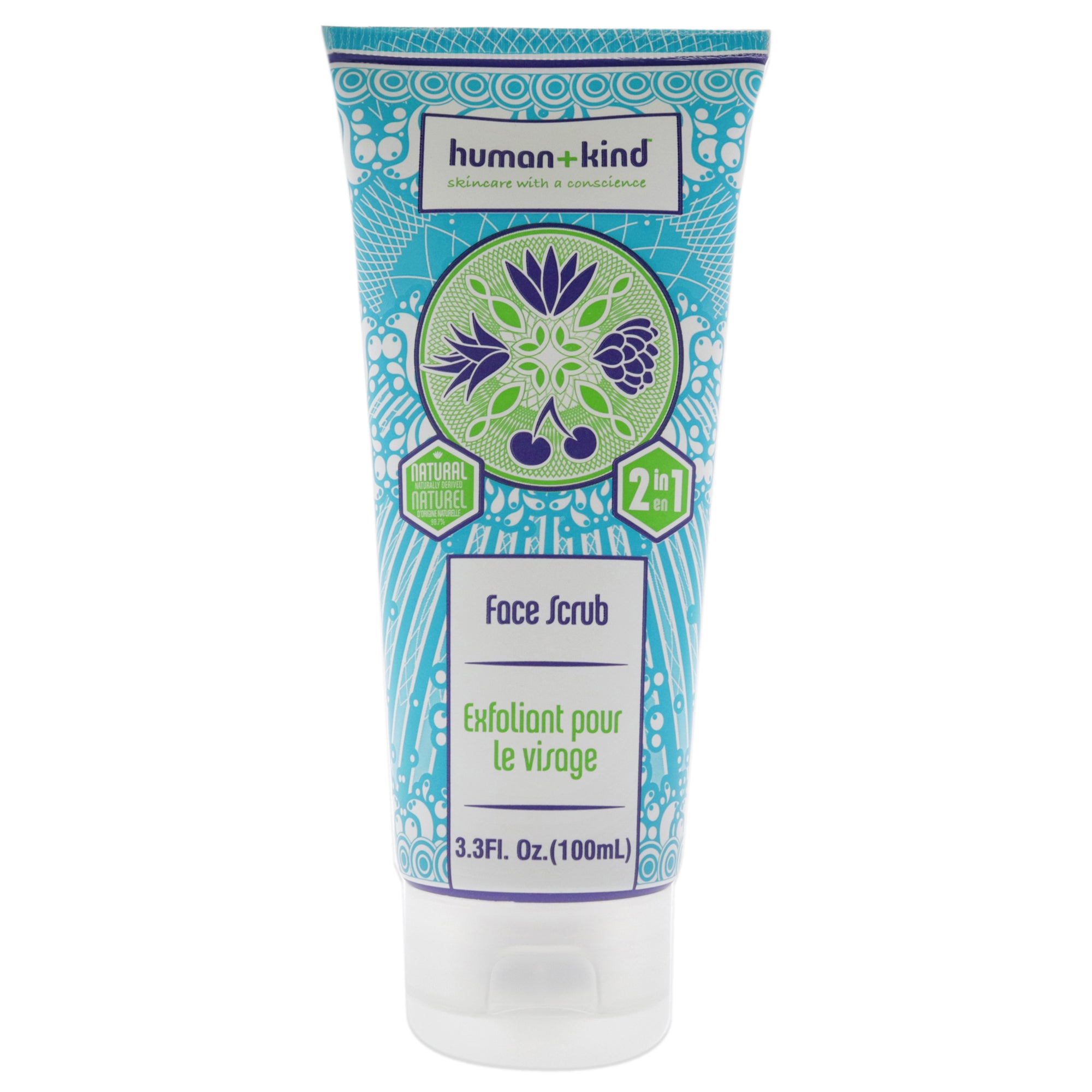 Face Scrub by Human+Kind for Unisex - 3.3 oz Scrub