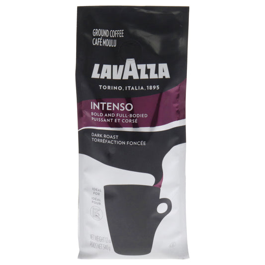 Intenso Dark Roast Ground Coffee by Lavazza for Unisex - 12 oz Coffee